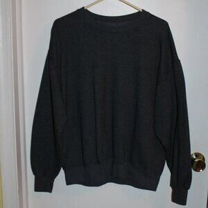 Men's Fruit of the Loom Charcoal Gray Sweatshirt Size Large